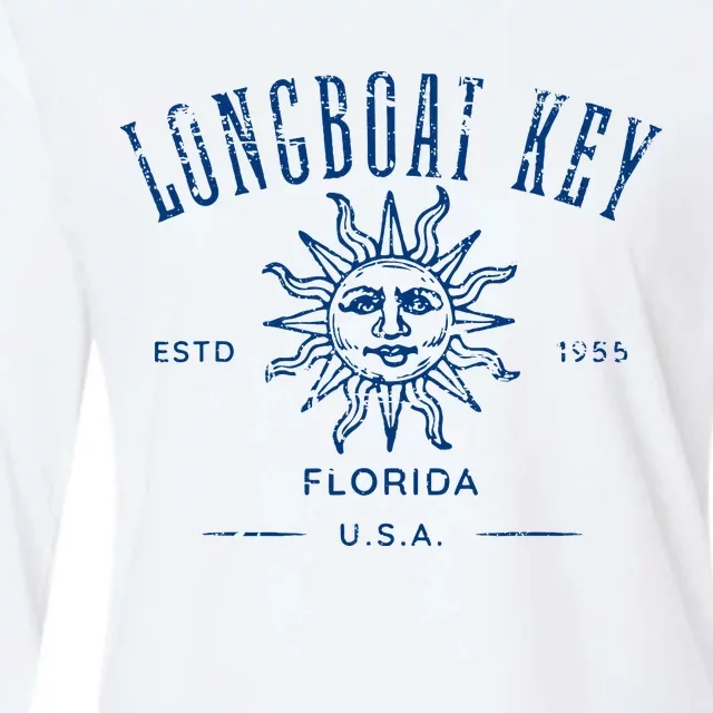 Longboat Key Florida Womens Cotton Relaxed Long Sleeve T-Shirt