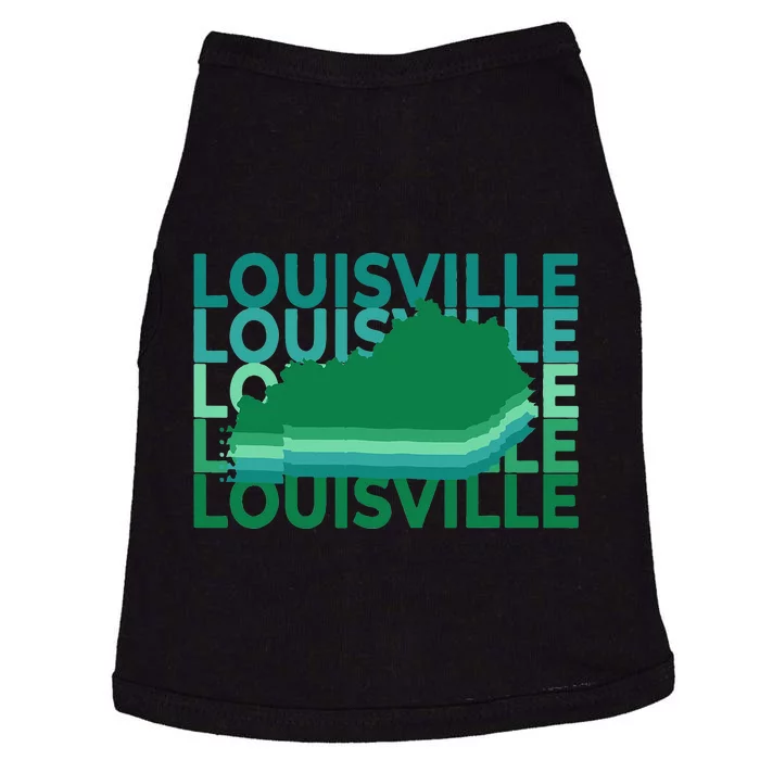 Louisville Kentucky Green Repeat Ky City Doggie Tank