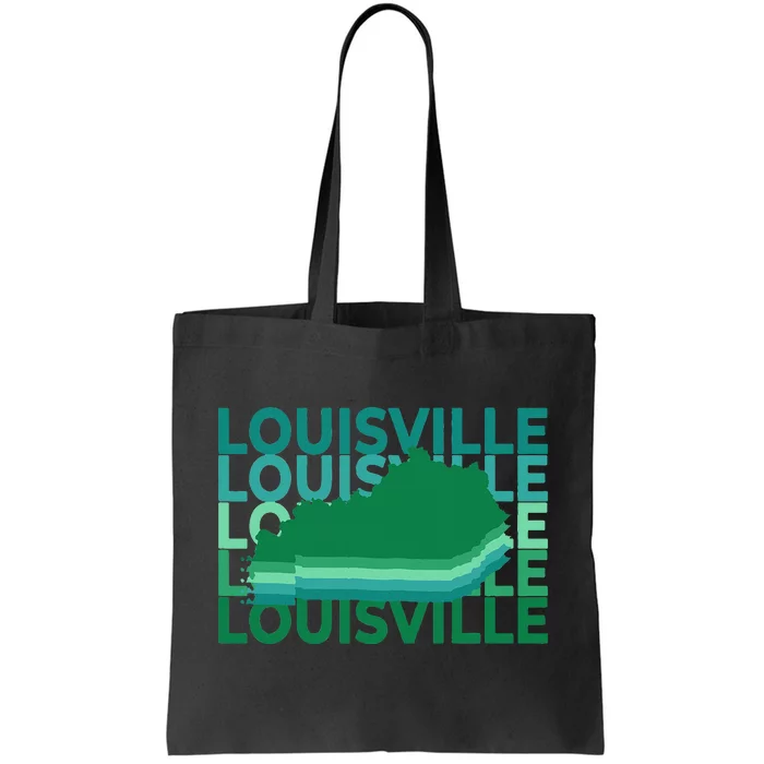 Louisville Kentucky Green Repeat Ky City Tote Bag