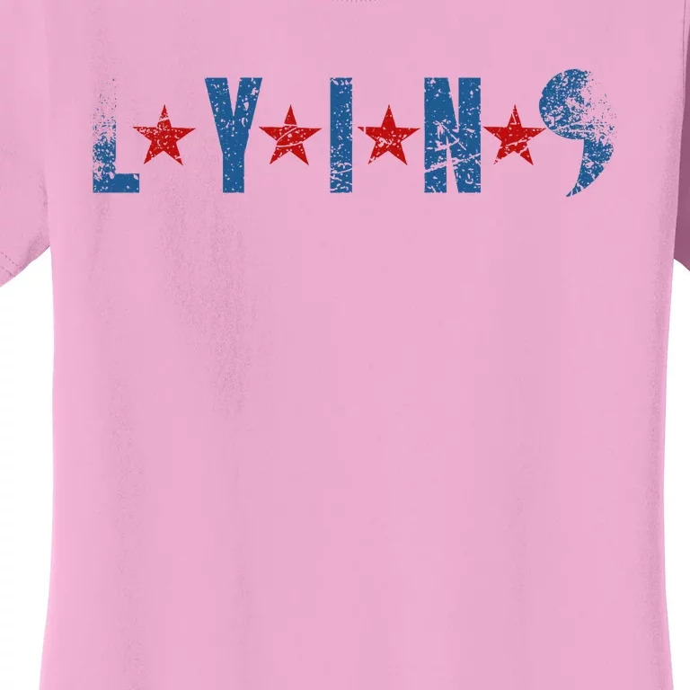 Lyin Kamala HarrisSupport Trump For President 2024 Women's T-Shirt