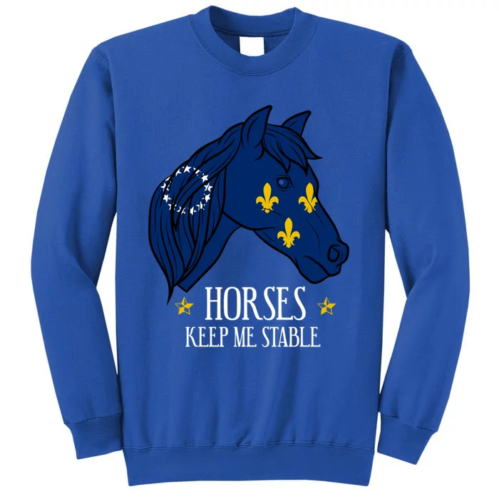 Louisville Kentucky Horse Gift I Owner Derby Race Lover Gift Tall Sweatshirt