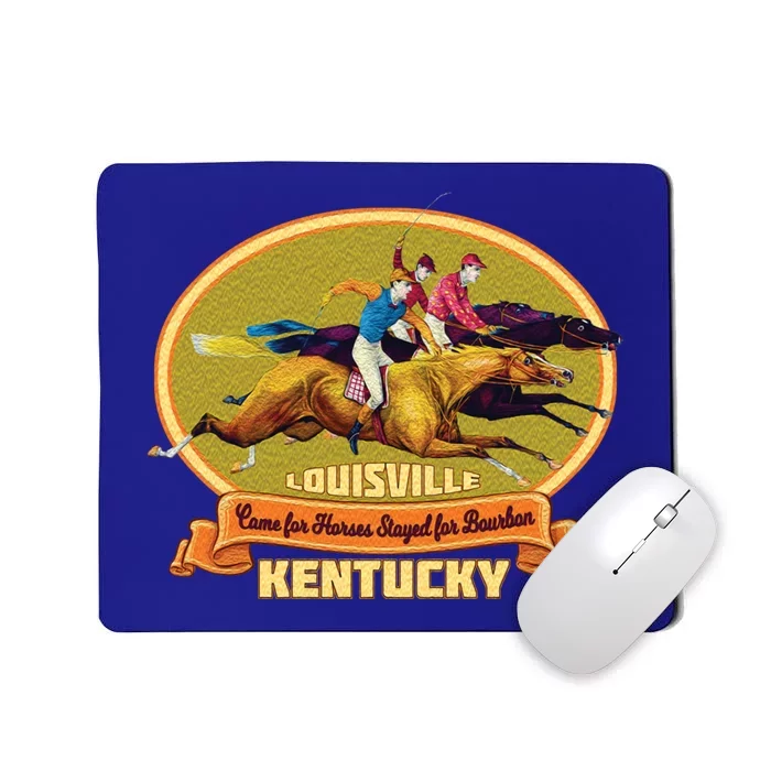 Louisville Kentucky Horse Racing Bourbon Vintage Derby Gift Mousepad