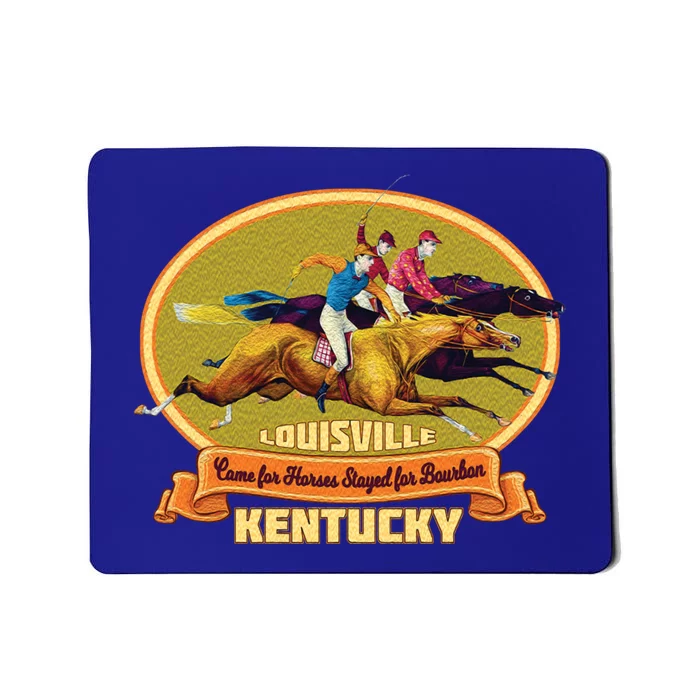 Louisville Kentucky Horse Racing Bourbon Vintage Derby Gift Mousepad