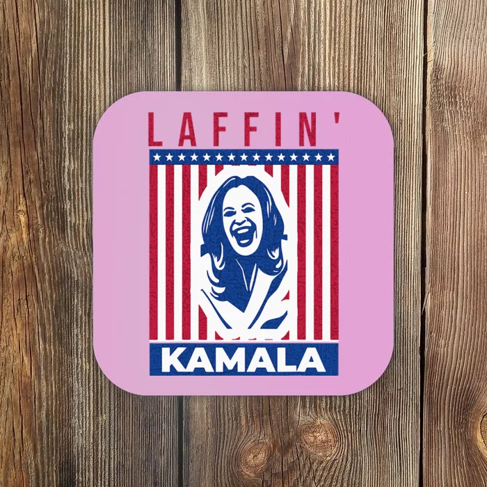 Laffin Kamala Harris Joe Biden 2024 Coaster