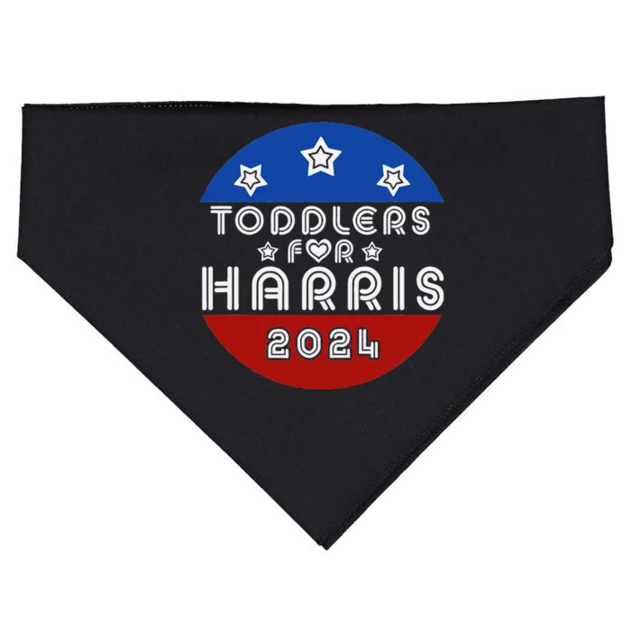 Love Kamala Harris USA-Made Doggie Bandana