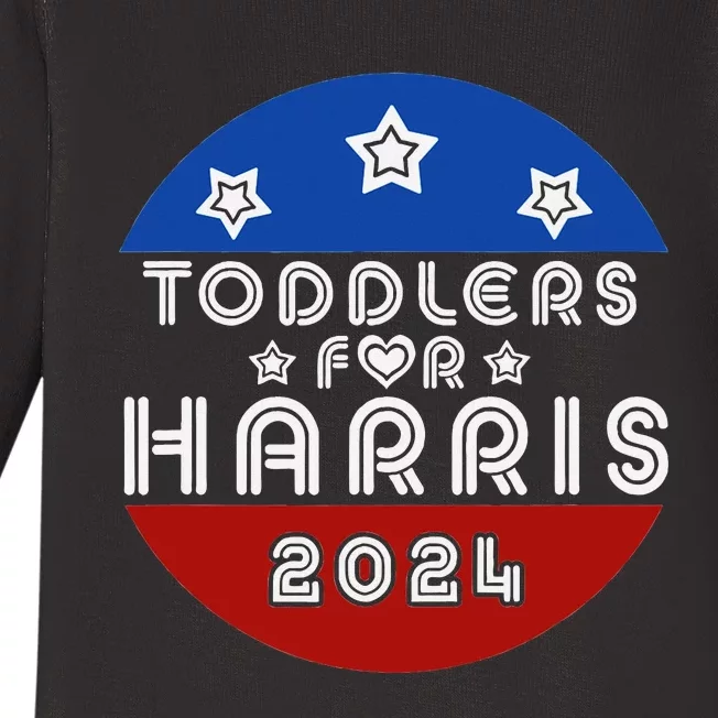 Love Kamala Harris Baby Long Sleeve Bodysuit