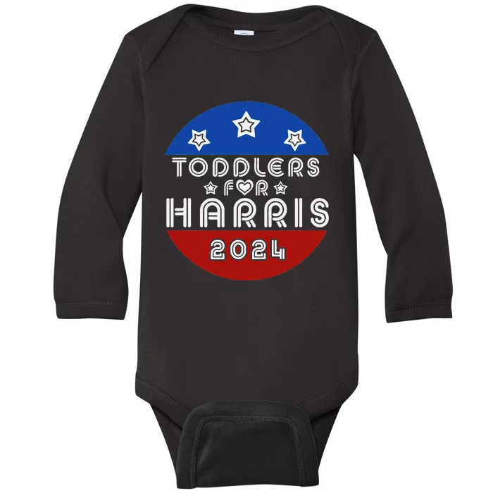 Love Kamala Harris Baby Long Sleeve Bodysuit