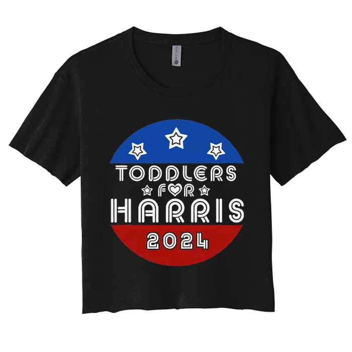 Love Kamala Harris Women's Crop Top Tee