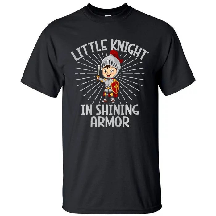 Little Knight In Shining Armor Knight Tall T-Shirt