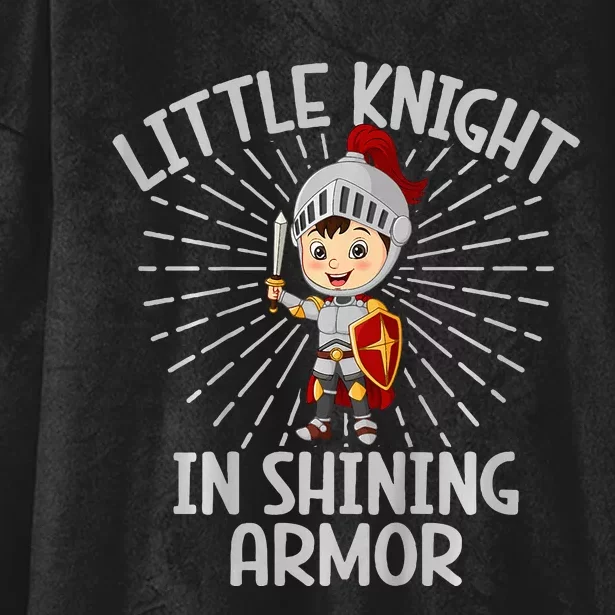 Little Knight In Shining Armor Knight Hooded Wearable Blanket