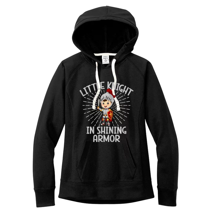 Little Knight In Shining Armor Knight Women's Fleece Hoodie