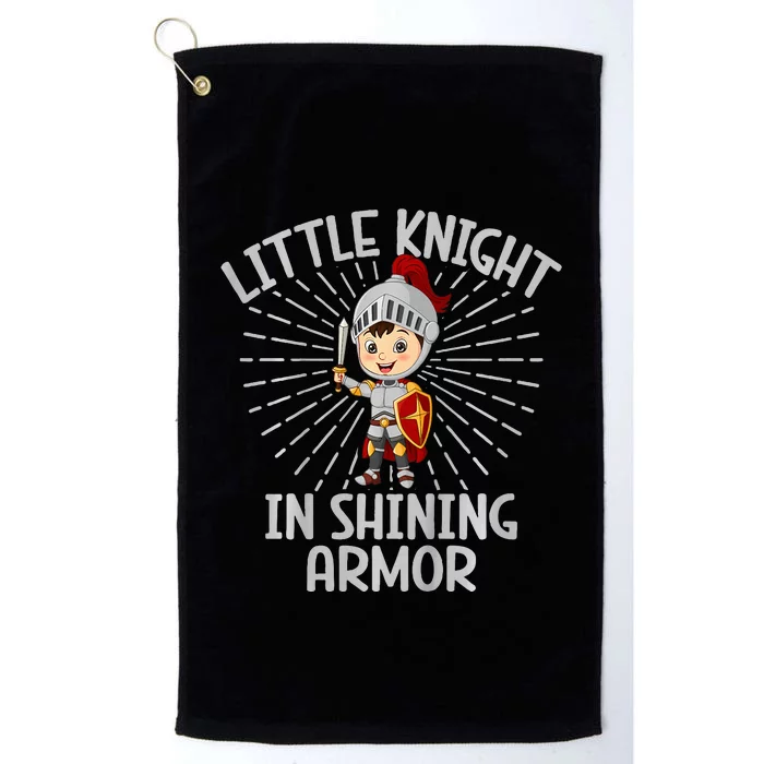 Little Knight In Shining Armor Knight Platinum Collection Golf Towel