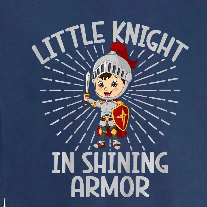 Little Knight In Shining Armor Knight Garment-Dyed Sweatshirt