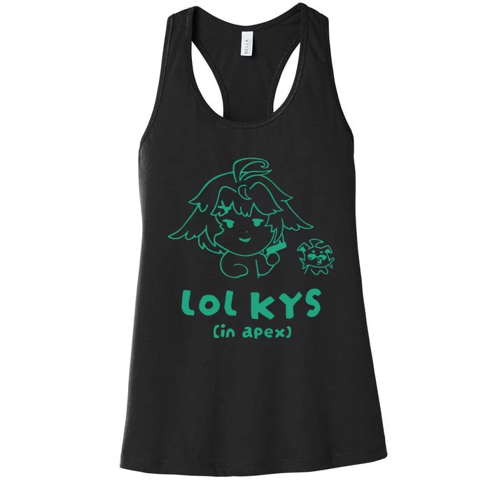 Lol Kys In Apex Women's Racerback Tank