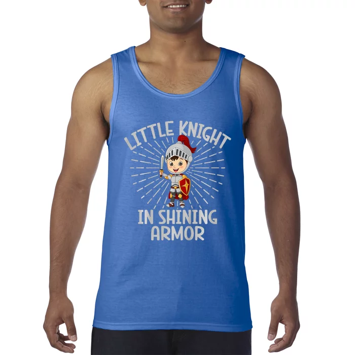 Little Knight In Shining Armor Knight Tank Top