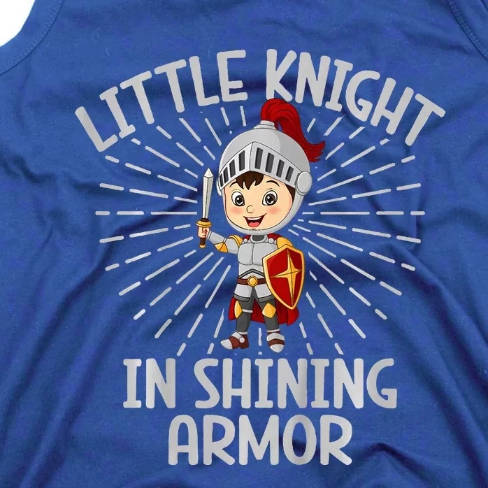 Little Knight In Shining Armor Knight Tank Top