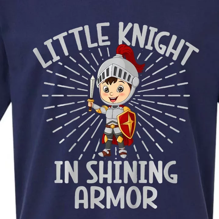 Little Knight In Shining Armor Knight Sueded Cloud Jersey T-Shirt