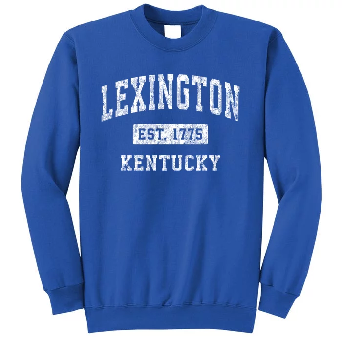 Lexington Kentucky Ky Vintage Established Sports Design Tall Sweatshirt