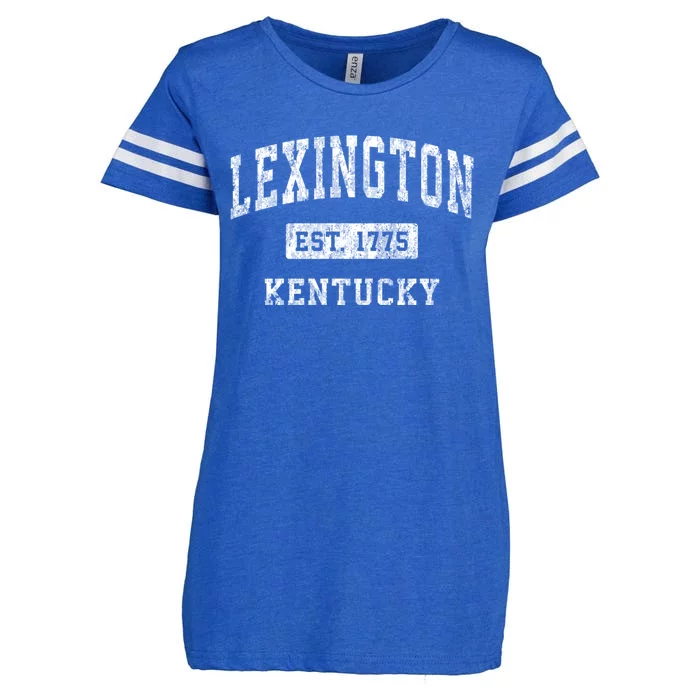 Lexington Kentucky Ky Vintage Established Sports Design Enza Ladies Jersey Football T-Shirt