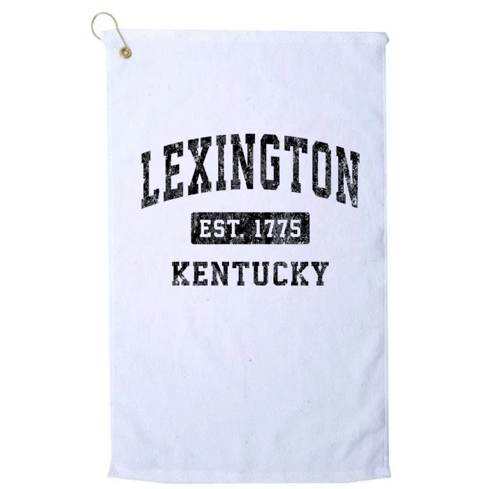 Lexington Kentucky Ky Vintage Established Sports Design Platinum Collection Golf Towel