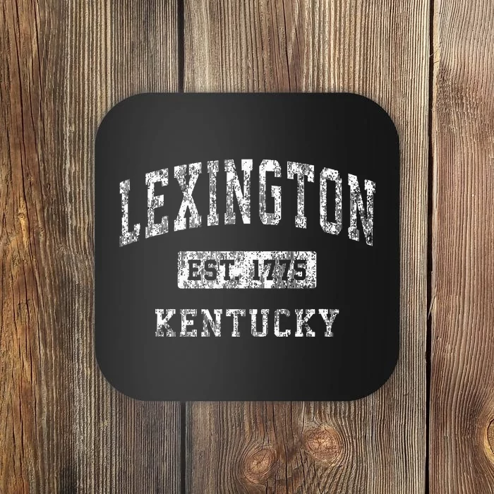 Lexington Kentucky Ky Vintage Established Sports Coaster