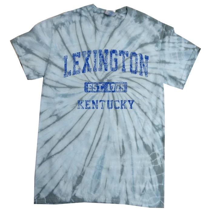 Lexington Kentucky Ky Vintage Athletic Sports Tie-Dye T-Shirt