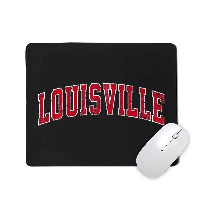 Louisville Kentucky Ky Sports Red Mousepad