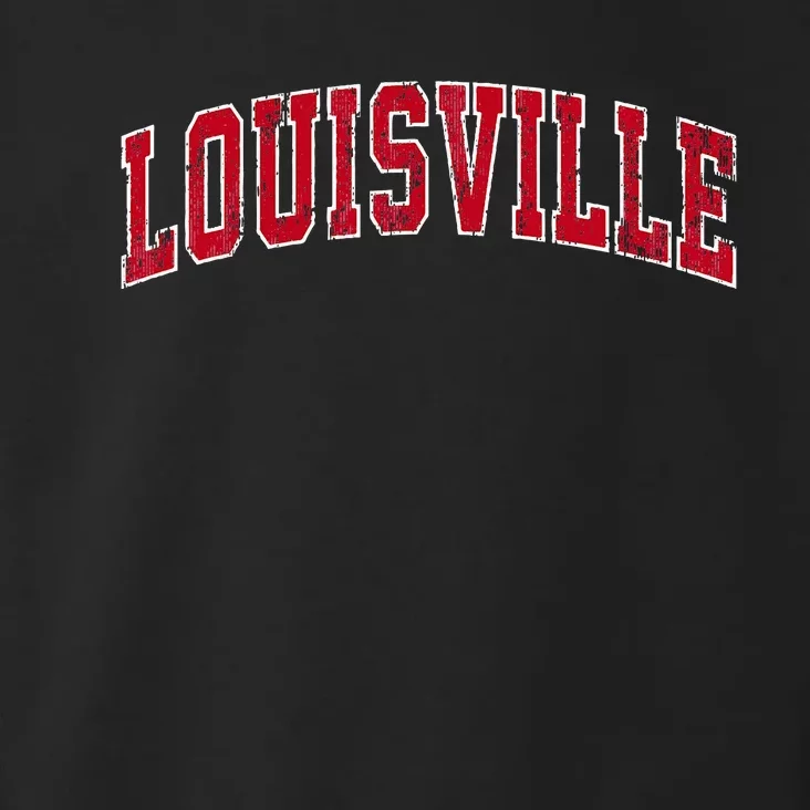 Louisville Kentucky Ky Sports Red Toddler Hoodie