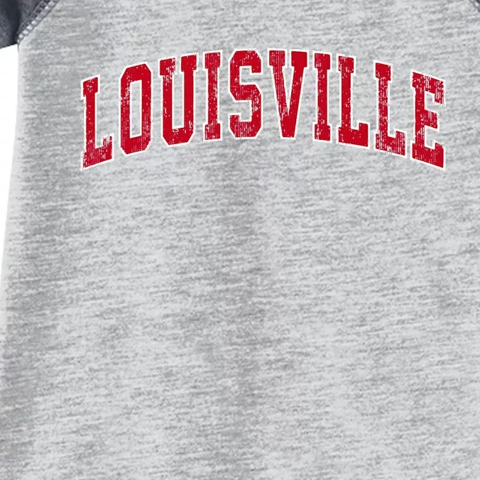 Louisville Kentucky Ky Sports Red Infant Baby Jersey Bodysuit