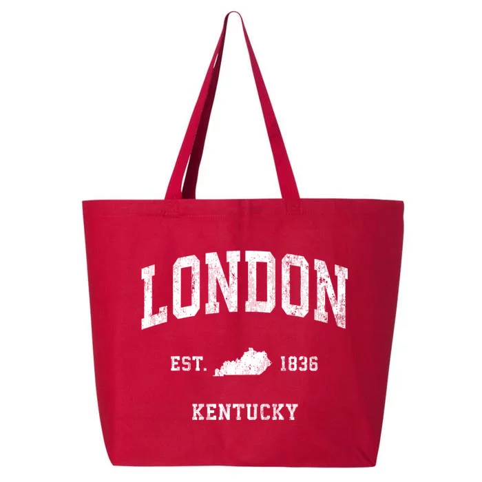 London Kentucky Ky Vintage Athletic 25L Jumbo Tote