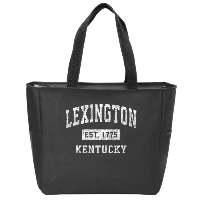 Lexington Kentucky Ky Vintage Established Sports Zip Tote Bag