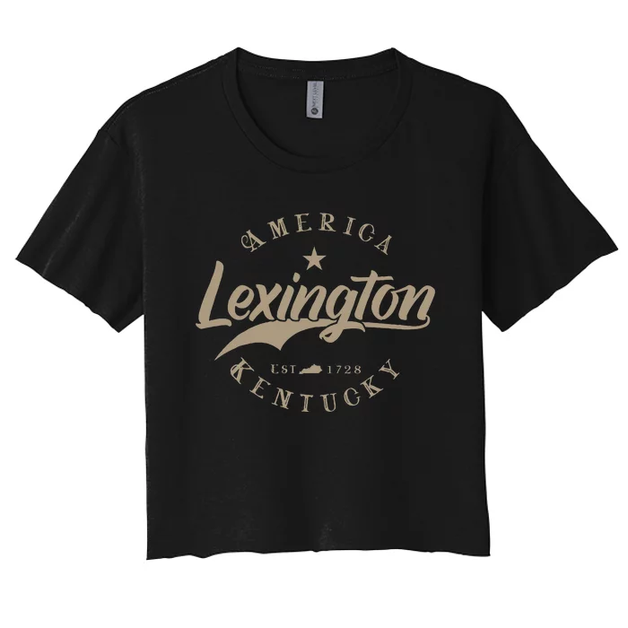 Lexington Ky Kentucky Women's Crop Top Tee