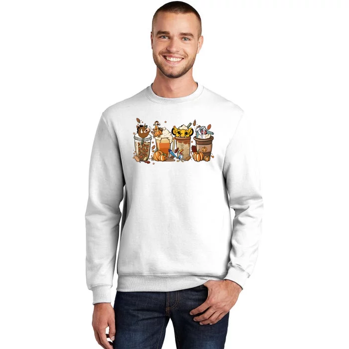 Lion King Latte Coffee Lover Cute Sweatshirt