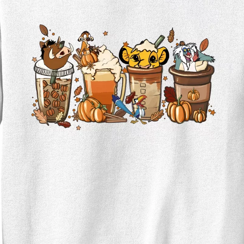 Lion King Latte Coffee Lover Cute Sweatshirt