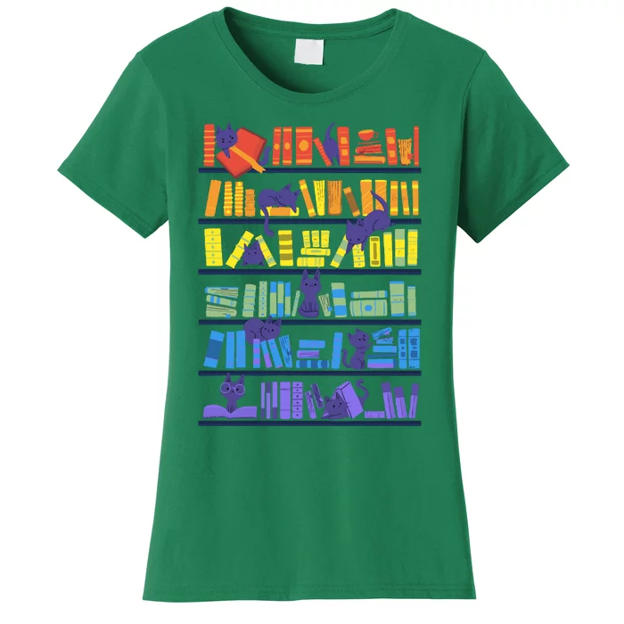 Library Kittens Women's T-Shirt