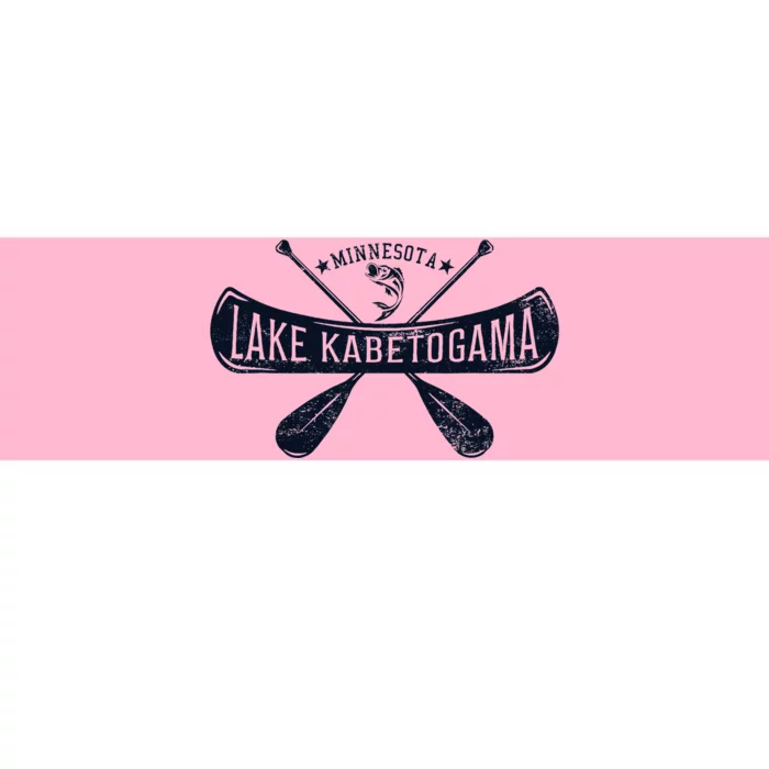 Lake Kabetogama Minnesota Vintage Distressed Bumper Sticker