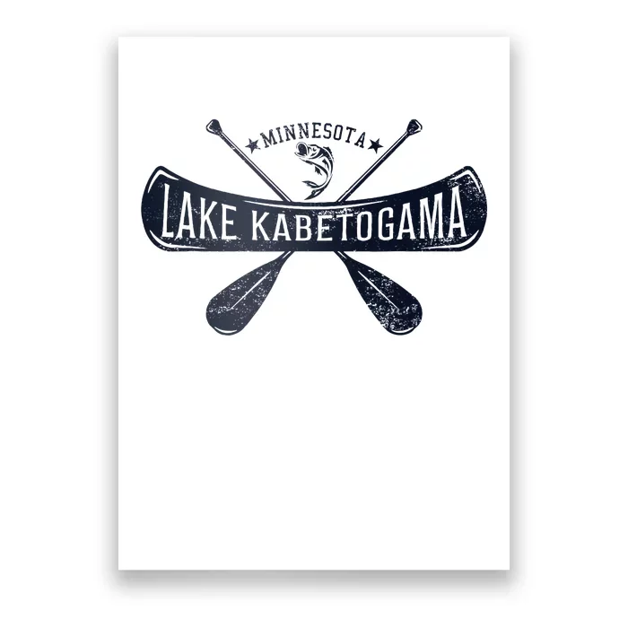 Lake Kabetogama Minnesota Vintage Distressed Poster