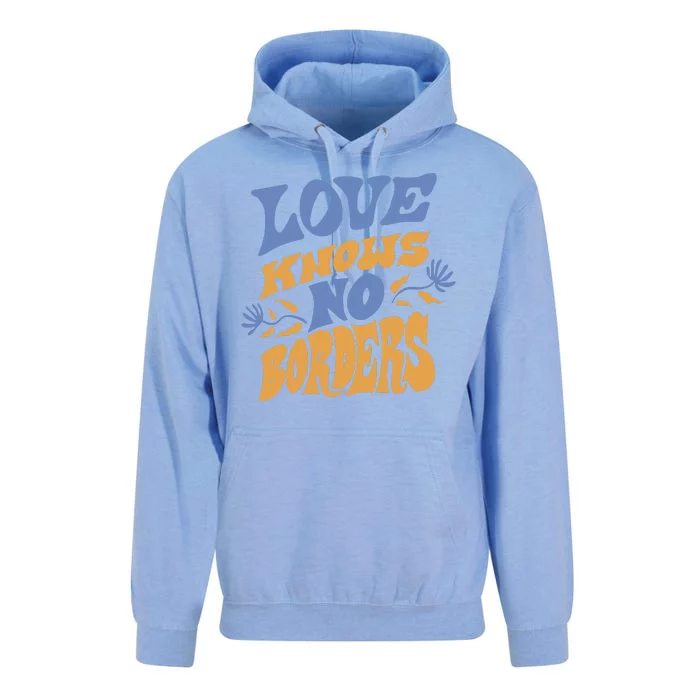 Love Knows No Borders Unisex Surf Hoodie