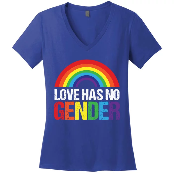 Love Knows No Gender For Lgtb Csd Friends Gift Women's V-Neck T-Shirt