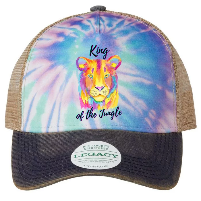 Lion - King of the Jungle Legacy Tie Dye Trucker Hat