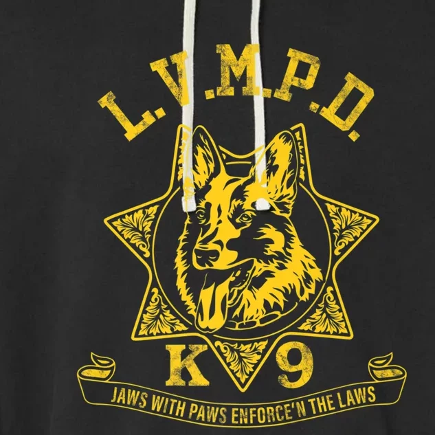 LVMPD K9 Police Officer Premium Garment-Dyed Fleece Hoodie