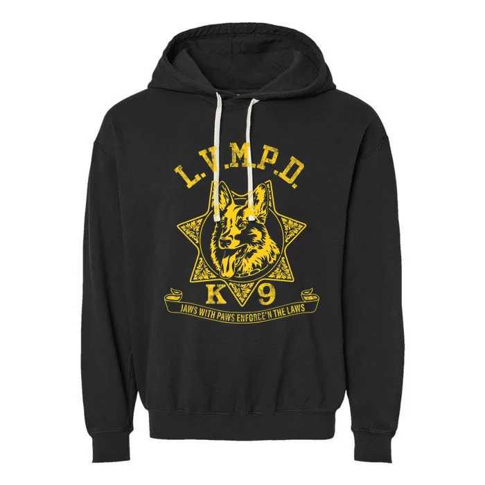 LVMPD K9 Police Officer Premium Garment-Dyed Fleece Hoodie