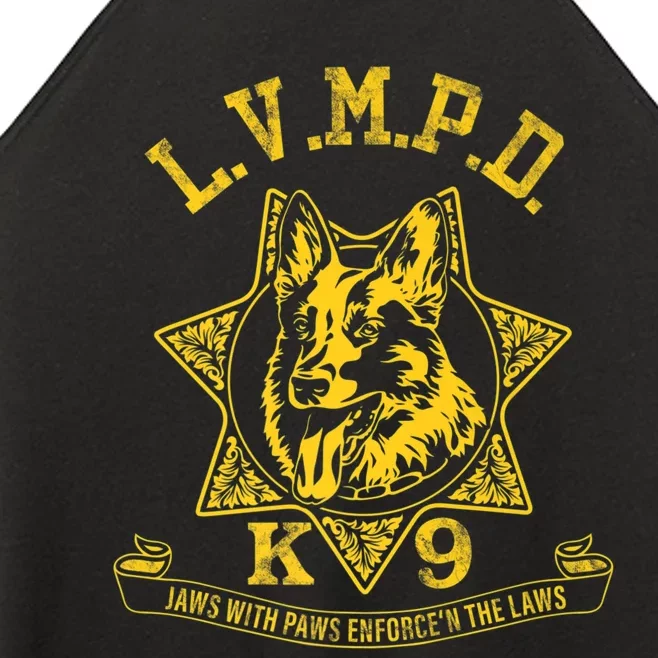 LVMPD K9 Police Officer Premium Women’s Perfect Tri Rocker Tank