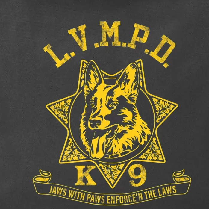 LVMPD K9 Police Officer Premium Zip Tote Bag