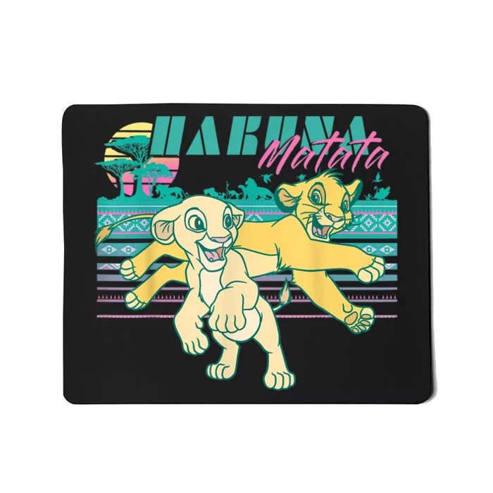 Lion King Retro Simba & Nala 90s Hakuna Shirt Matata Shirt Funny Vintage Cartoon Mousepad