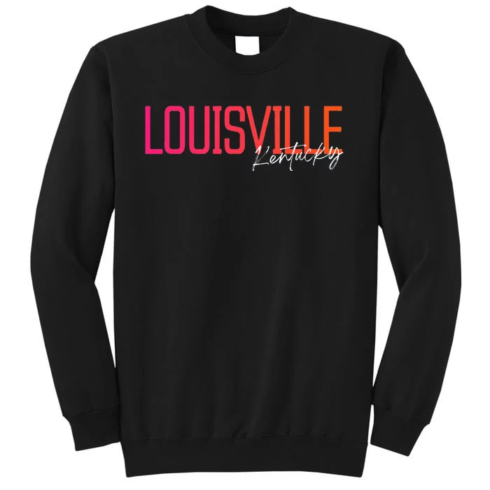 Louisville Kentucky Souvenir Vintage Kentucky Louisville Tall Sweatshirt