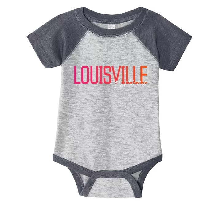 Louisville Kentucky Souvenir Vintage Kentucky Louisville Infant Baby Jersey Bodysuit