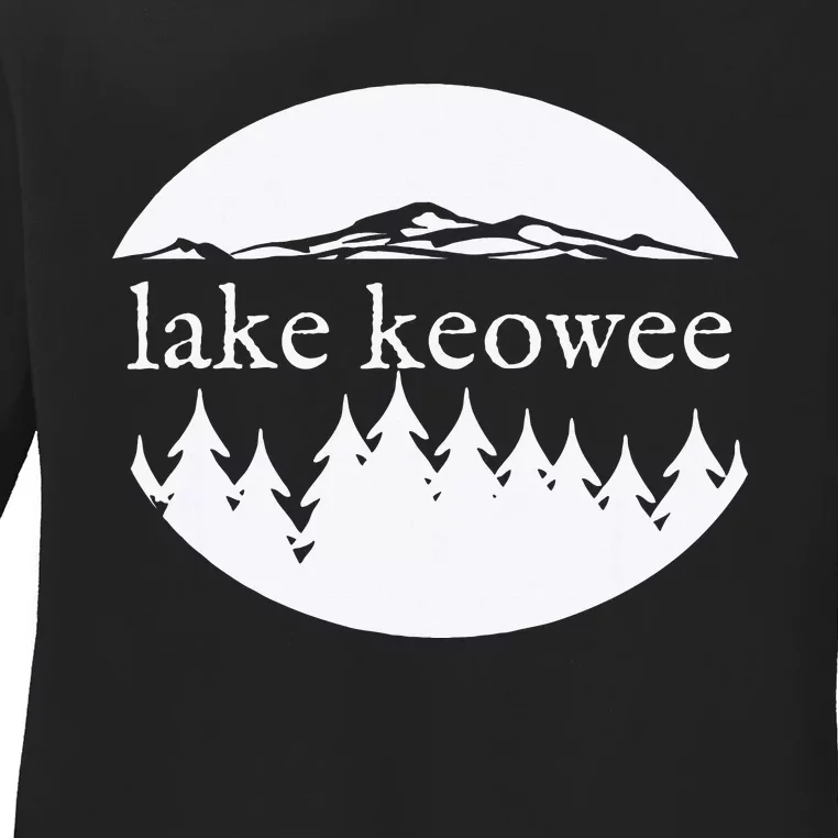 Lake Keowee South Carolina Sc Nature Vacation Souvenir Ladies Long Sleeve Shirt