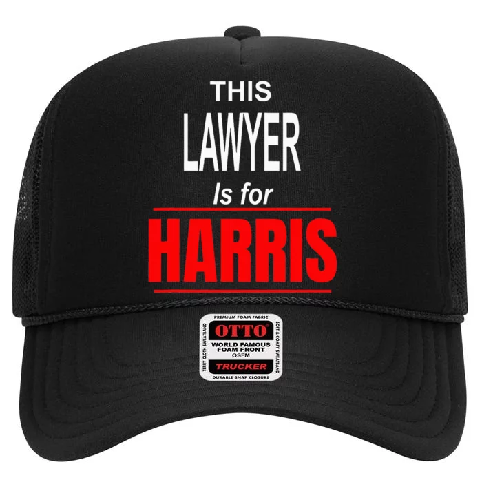 Lawyer Kamala Supports Harris President 2024 High Crown Mesh Trucker Hat