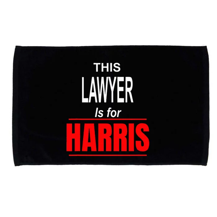 Lawyer Kamala Supports Harris President 2024 Microfiber Hand Towel